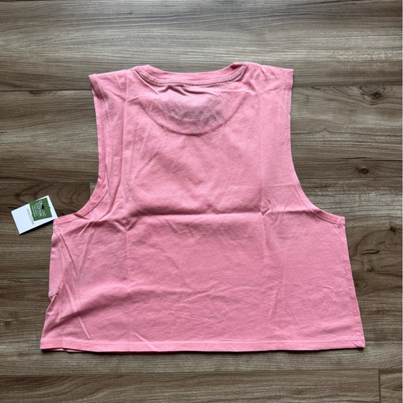 Volcom Women's Stone Hour Crop Tank Top Guava Sz Small Organic Cotton New - Picture 9 of 10